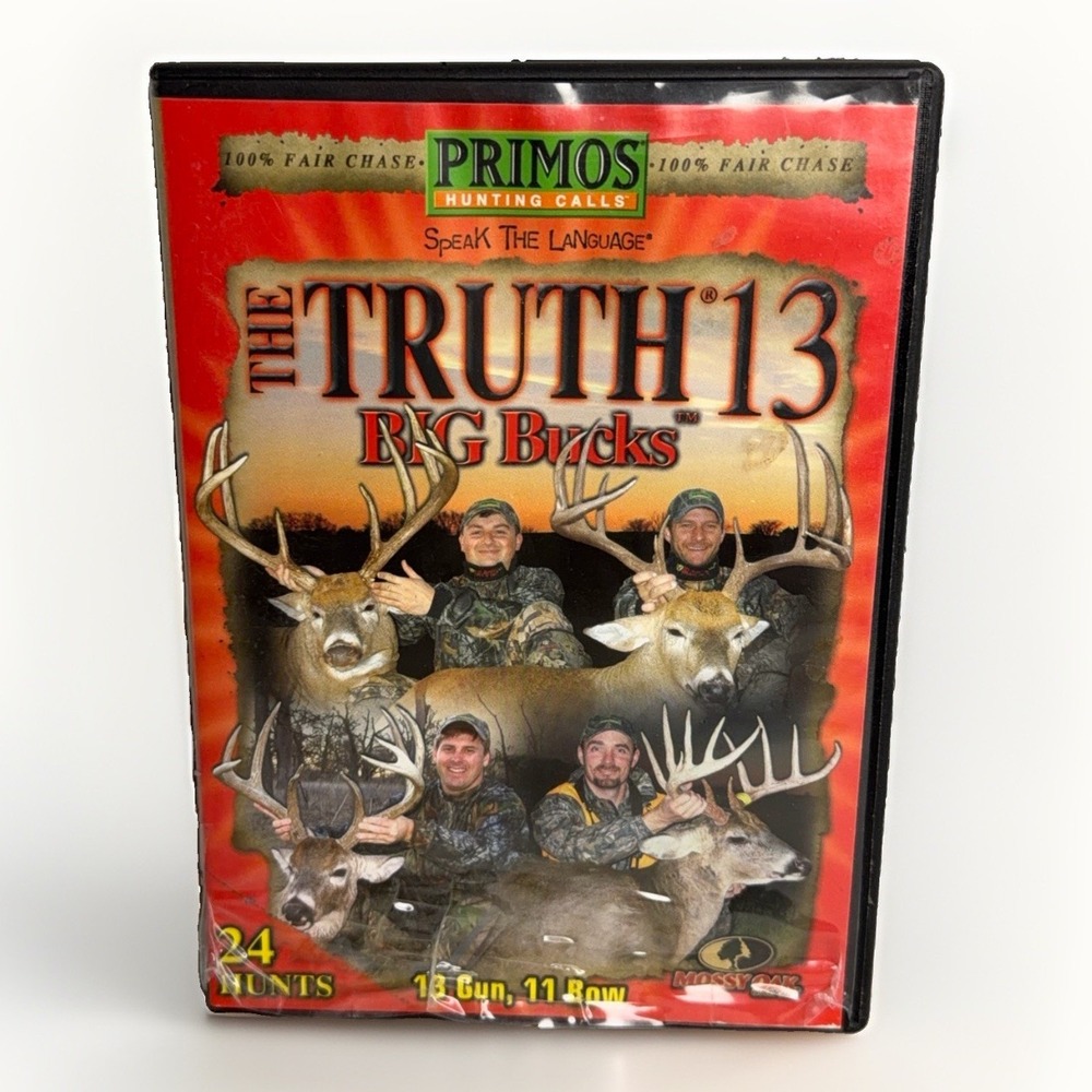 Primos The Truth 13 Big Bucks DVD Whitetail Deer Hunting 24 Hunts Outdoors